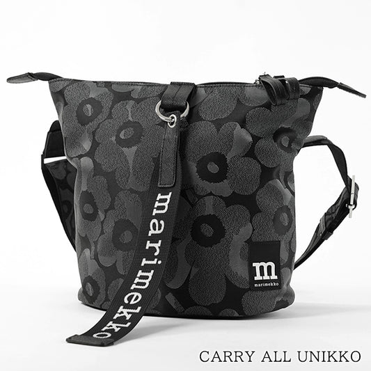 marimekko レディース メンズ ショルダーバッグ CARRY ALL UNIKKO 095837 グレー ダークグレー 991