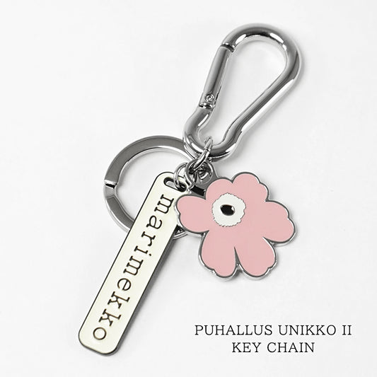 marimekko レディース メンズ キーリング PUHALLUS UNIKKO II KEY CHAIN 095844 ライトピンク オフホワイト 319