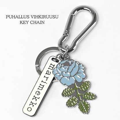 marimekko レディース メンズ キーリング PUHALLUS VIHKIRUUSU KEY CHAIN 095845 ライトブルー グリーン 560