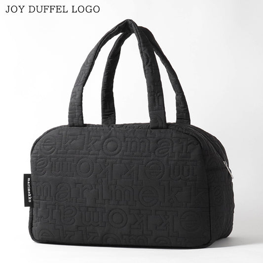 marimekko レディース ダッフルバッグ JOY DUFFEL LOGO 096118 ブラック 900