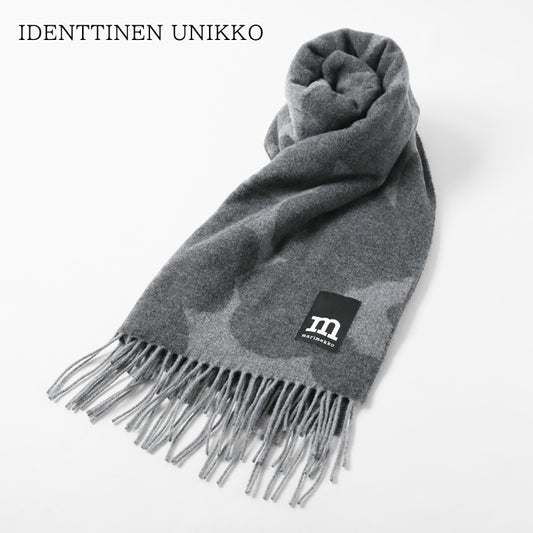 marimekko メンズ レディース 中判ストール マフラー IDENTTINEN UNIKKO 096209 グレー 919