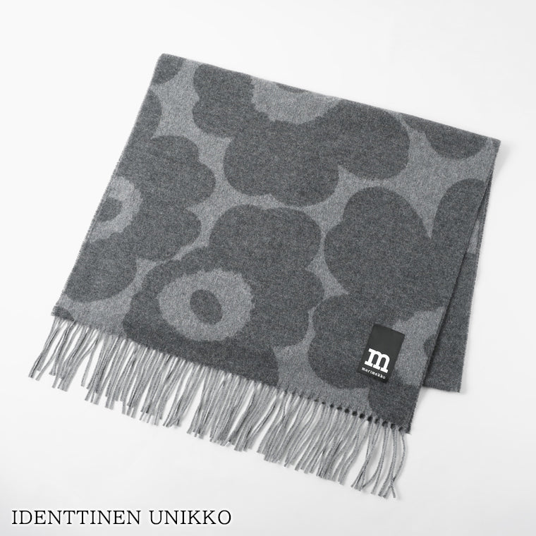 marimekko レディース メンズ 中判ストール マフラー IDENTTINEN UNIKKO 096209 グレー 919