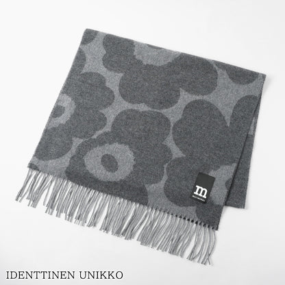marimekko レディース メンズ 中判ストール マフラー IDENTTINEN UNIKKO 096209 グレー 919