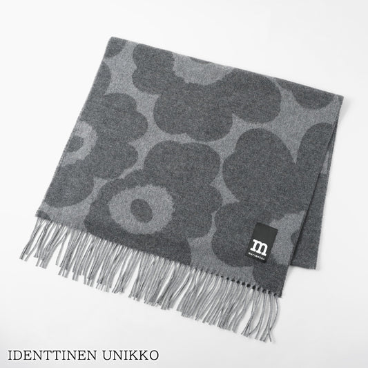 marimekko レディース メンズ 中判ストール マフラー IDENTTINEN UNIKKO 096209 グレー 919