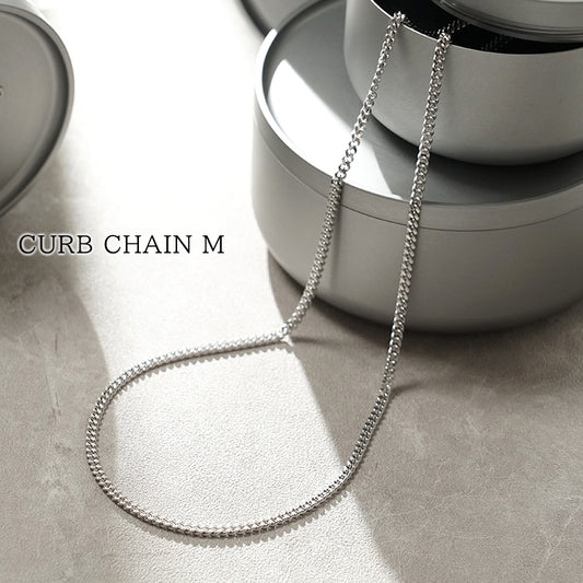 TOM WOOD レディース メンズ ネックレス CURB CHAIN M 100264 シルバー
