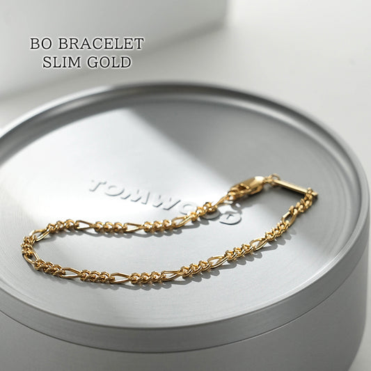 TOM WOOD レディース ブレスレット BO BRACELET SLIM GOLD 101271 ゴールド