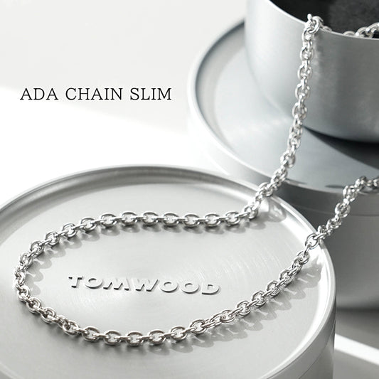 TOM WOOD レディース メンズ ネックレス ADA CHAIN SLIM 101425 シルバー