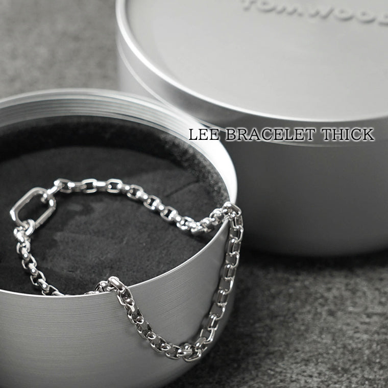 TOM WOOD メンズ レディース ブレスレット LEE BRACELET THICK 101494 シルバー