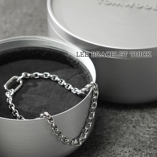 TOM WOOD メンズ レディース ブレスレット LEE BRACELET THICK 101494 シルバー