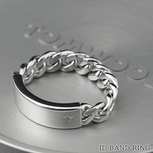TOM WOOD メンズ リング ID BAND RING 101586 シルバー