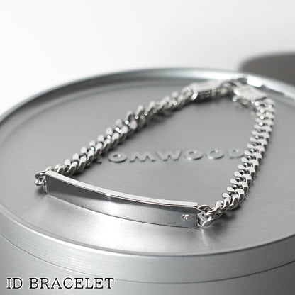 TOM WOOD メンズ ブレスレット ID BRACELET 101589 シルバー