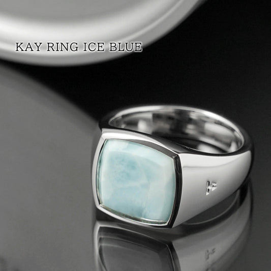 TOM WOOD レディース リング KAY RING ICE BLUE 101604 シルバー