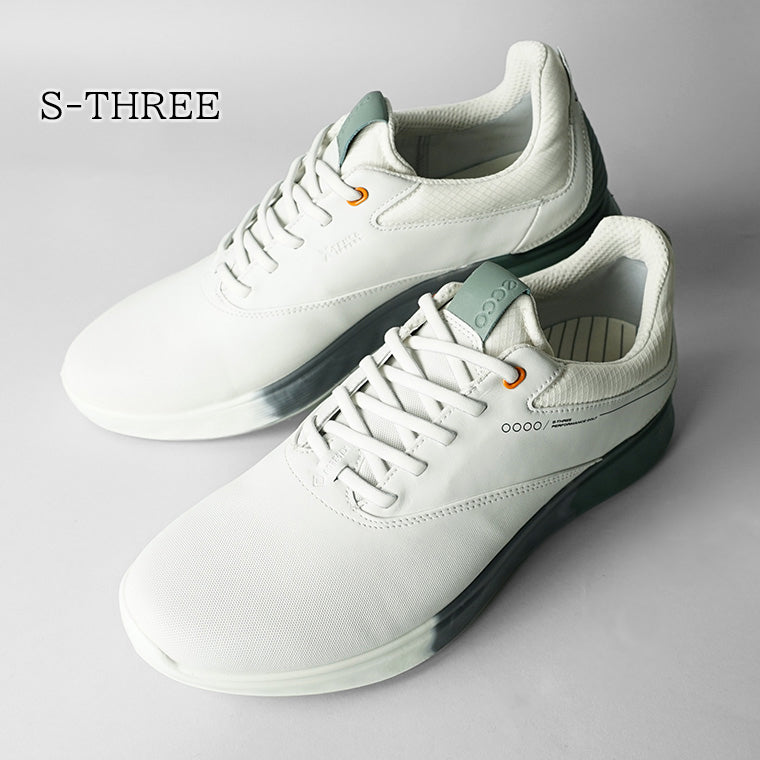 ECCO メンズ ゴルフシューズ S THREE 102944 WHITE ホワイト 01007