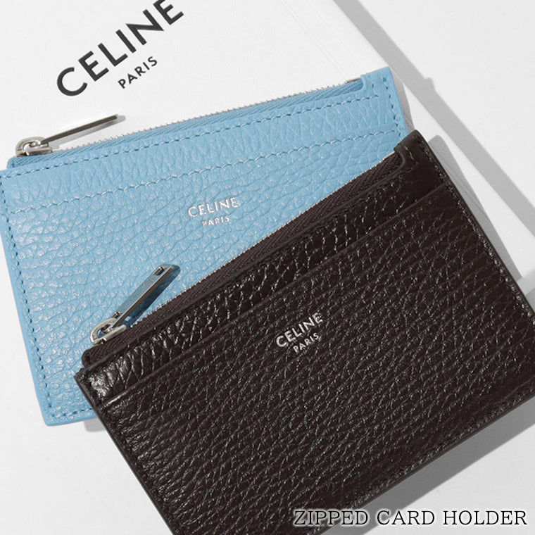 CELINE メンズ レディース フラグメントケース ZIPPED CARD HOLDER 10F993GTH 2カラー