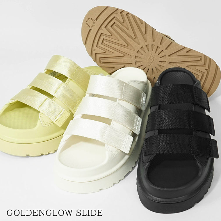 UGG ゴールデングロウスライドサンダル☆JasmineオフホワイトUS6
