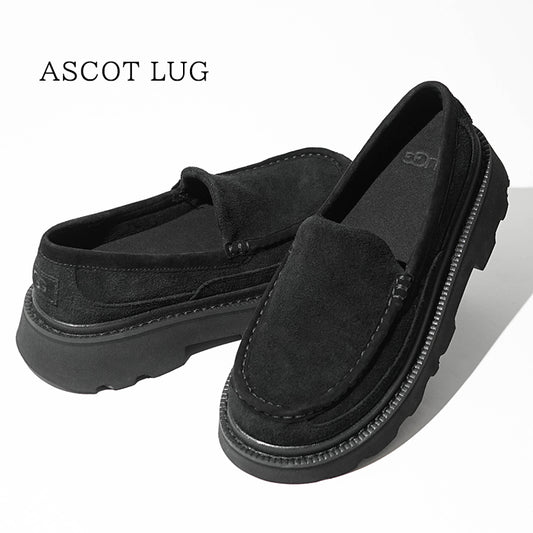 UGG メンズ ローファー ASCOT LUG 1172691 1187651 ブラック BLACK