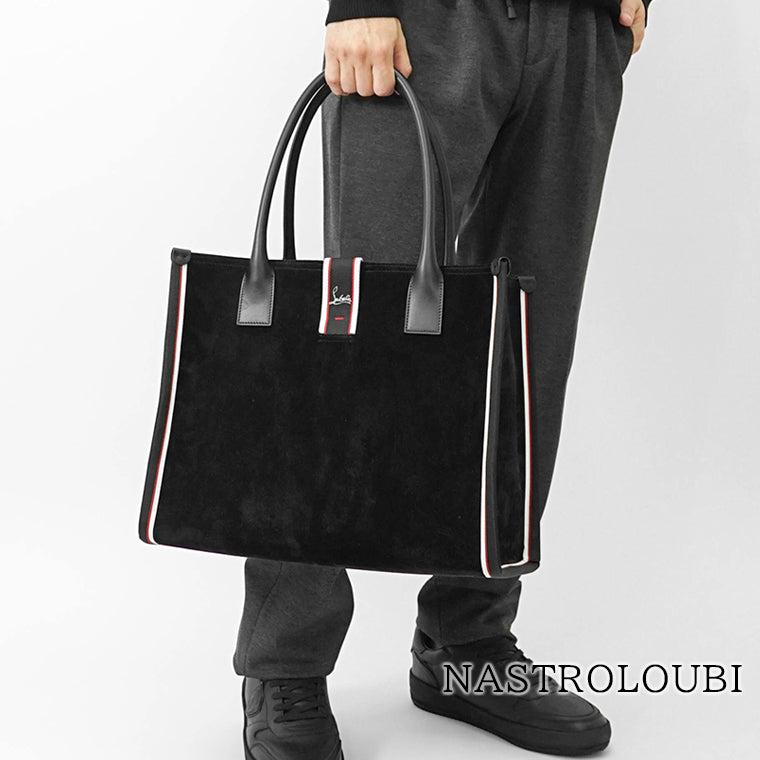 CHRISTIAN LOUBOUTIN メンズ レディース トートバッグ NASTROLOUBI 1255241 BLACK ブラック BK01