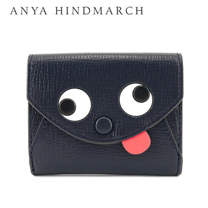 ANYA HINDMARCH レディース 3つ折り財布 ZANY MINI TRI-FOLD WALLET 142816 ネイビー MARIN