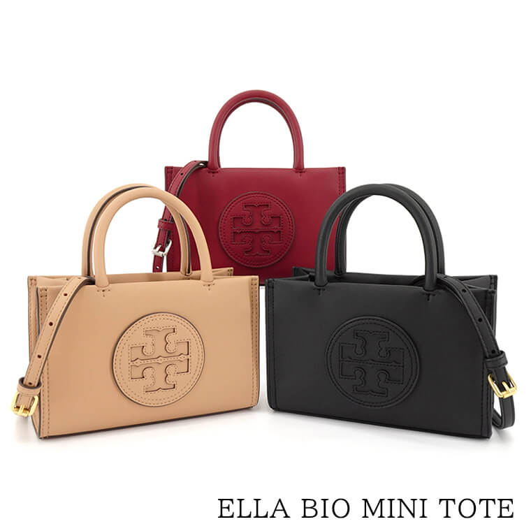 TORY BURCH レディース ミニトートバッグ ELLA BIO MINI TOTE 3カラー