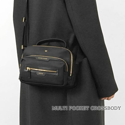 ANYA HINDMARCH レディース ショルダーバッグ MULTI POCKET CROSSBODY 149310 ブラック BLACK