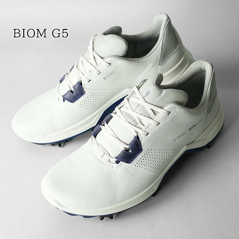 ECCO メンズ ゴルフシューズ BIOM G5 152314 WHITE BLUE DEPTHS ホワイト ブルー 60216