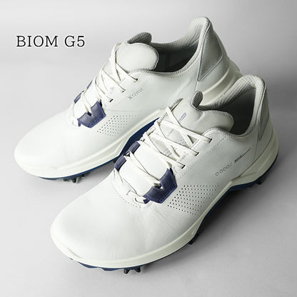 ECCO メンズ ゴルフシューズ BIOM G5 152314 WHITE BLUE DEPTHS ホワイト ブルー 60216