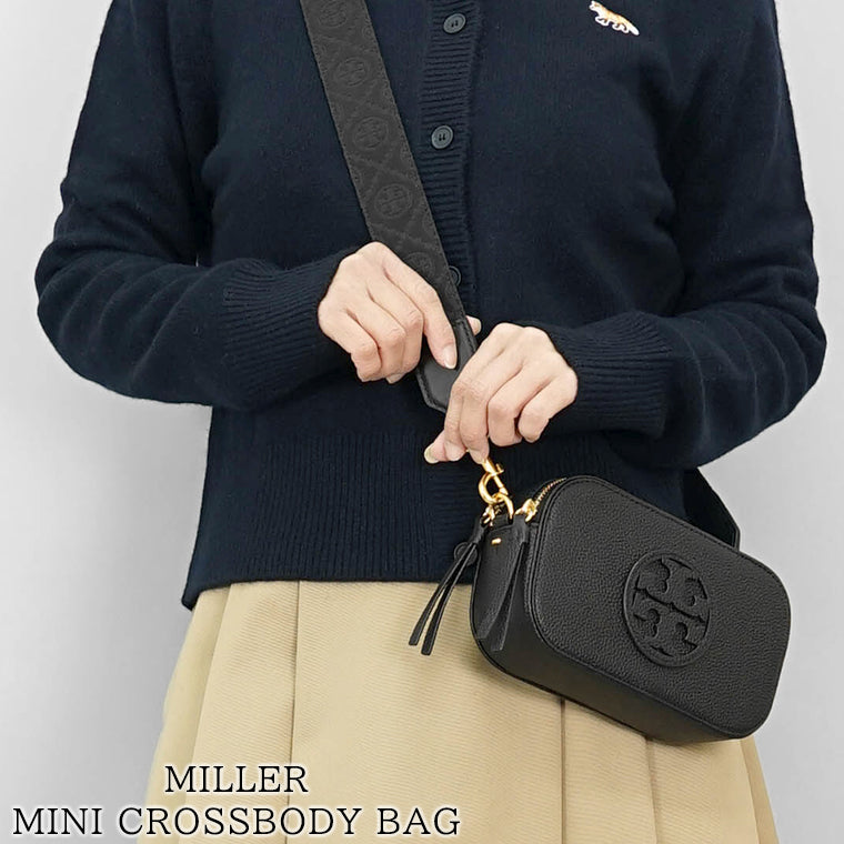 TORY BURCH レディース ショルダーバッグ MILLER MINI CROSSBODY BAG 158757 BLACK ブラック 001