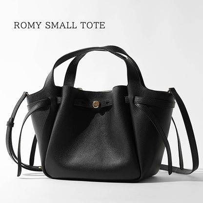 TORY BURCH レディース トートバッグ ROMY SMALL TOTE 164866 BLACK ブラック 001