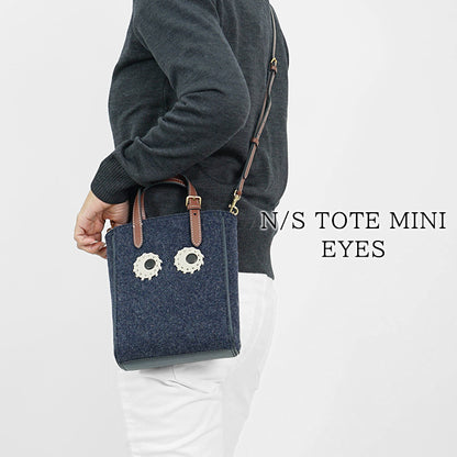 ANYA HINDMARCH レディース トートバッグ N S TOTE MINI EYES 193177 ネイビー シダー NAVY CEDAR