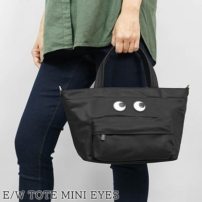 ANYA HINDMARCH レディース トートバッグ E W TOTE MINI EYES 193511 ブラック BLACK