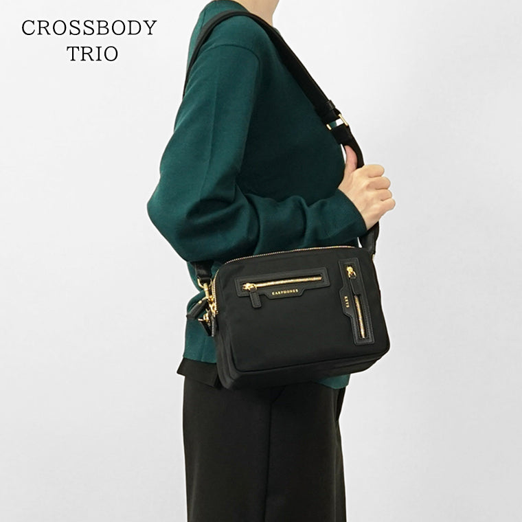 ANYA HINDMARCH レディース ショルダーバッグ CROSSBODY TRIO 197366 ブラック BLACK