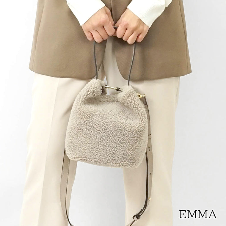 LORISTELLA レディース ショルダーバッグ EMMA 2932P BEIGE TAUPE