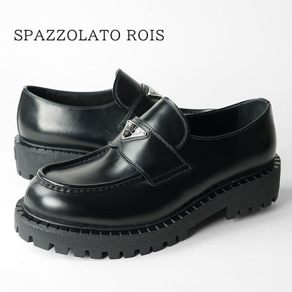 PRADA メンズ ローファー SPAZZOLATO ROIS 2DE151 B4L NERO ブラック F0002