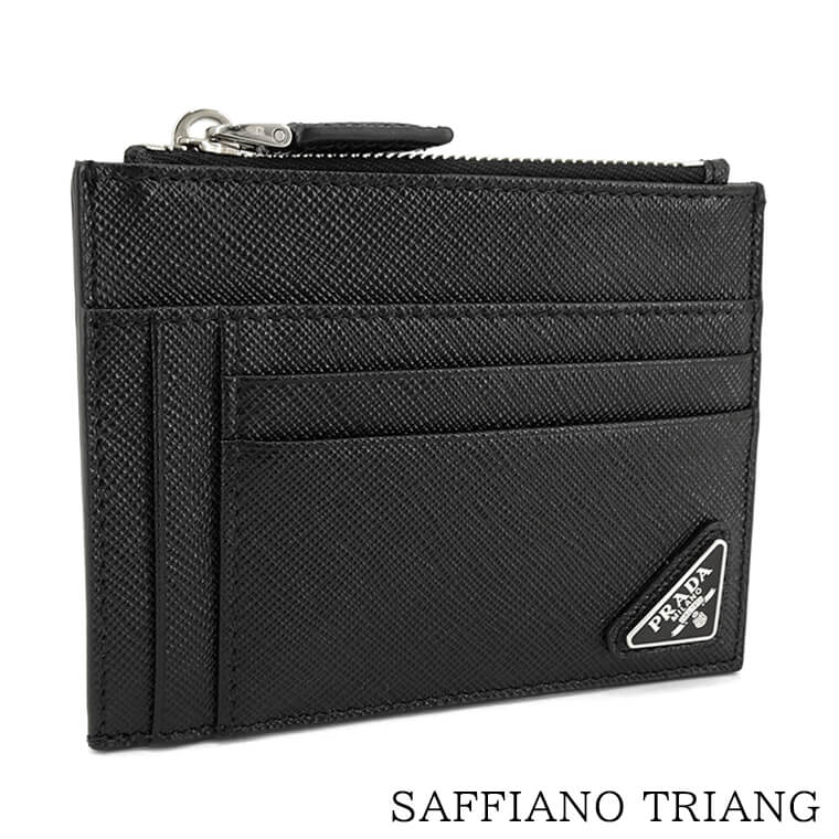 PRADA メンズ フラグメントケース SAFFIANO TRIANG 2MC067 QHH NERO ブラック F0002