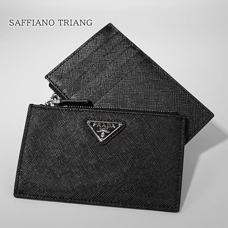 PRADA メンズ フラグメントケース SAFFIANO TRIANG 2MC086 QHH NERO ブラック F0002