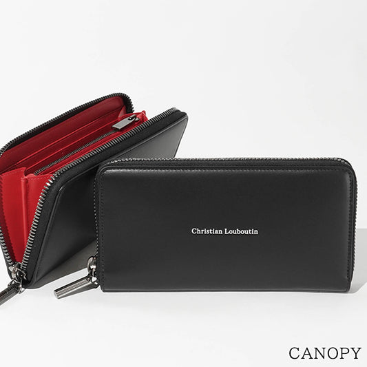 CHRISTIAN LOUBOUTIN メンズ 長財布 CANOPY 3265337 BLACK ブラック BK01