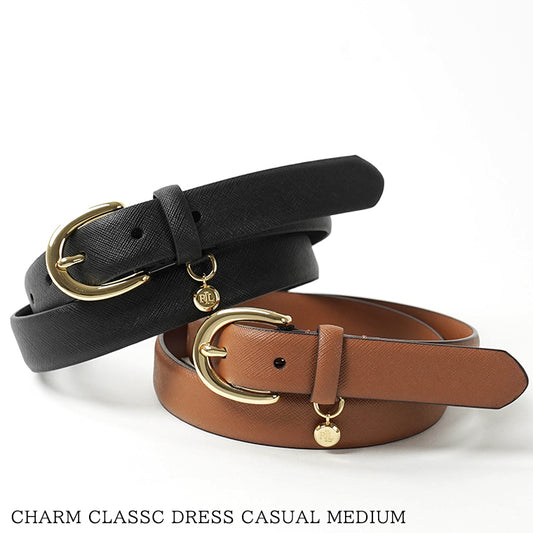 LAUREN RALPH LAUREN レディース ベルト CHARM CLASSC DRESS CASUAL MEDIUM 412802952 2カラー