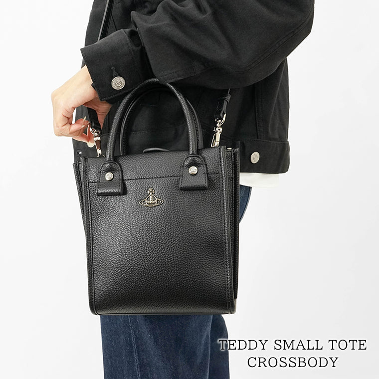 Vivienne Westwood レディース ショルダーバッグ TEDDY SMALL TOTE CROSSBODY 4803000DU S000D BLACK ブラック N403
