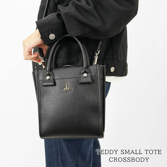 Vivienne Westwood レディース ショルダーバッグ TEDDY SMALL TOTE CROSSBODY 4803000DU S000D BLACK ブラック N403