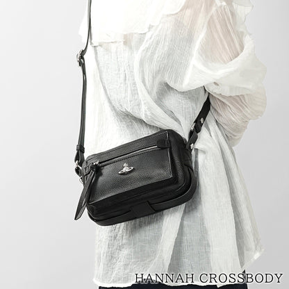 Vivienne Westwood レディース メンズ ショルダーバッグ HANNAH CROSSBODY 48030019U S000D BLACK ブラック N403