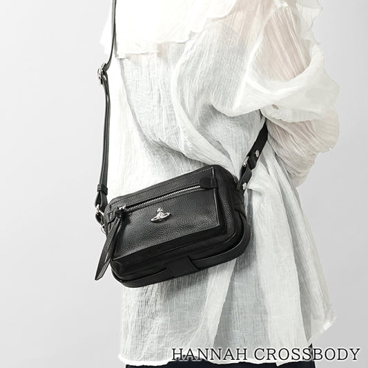 Vivienne Westwood レディース メンズ ショルダーバッグ HANNAH CROSSBODY 48030019U S000D BLACK ブラック N403