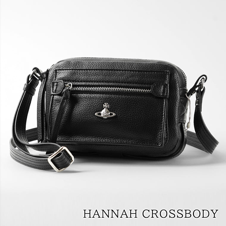 Vivienne Westwood レディース メンズ ショルダーバッグ HANNAH CROSSBODY 48030019U S000D BLACK ブラック N403