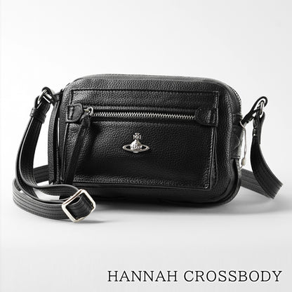 Vivienne Westwood レディース メンズ ショルダーバッグ HANNAH CROSSBODY 48030019U S000D BLACK ブラック N403