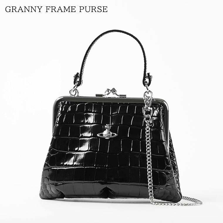 Vivienne Westwood レディース ショルダーバッグ GRANNY FRAME PURSE 4B010007W L0098 BLACK ブラック N401