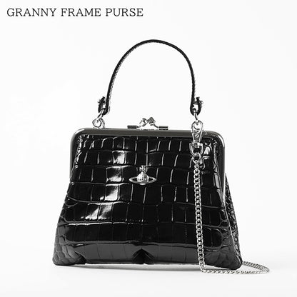Vivienne Westwood レディース ショルダーバッグ GRANNY FRAME PURSE 4B010007W L0098 BLACK ブラック N401