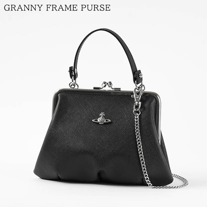 Vivienne Westwood レディース ショルダーバッグ GRANNY FRAME PURSE 4B010007W S0021 BLACK ブラック N401