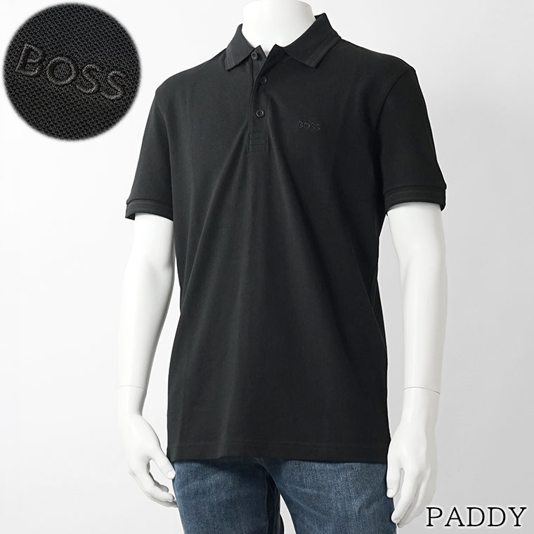 【2026SS SUMMER SALE】HUGO BOSS メンズ ポロシャツ PADDY 50469055 ブラック 009
