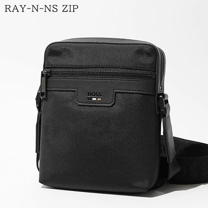 HUGO BOSS メンズ ショルダーバッグ RAY N NS ZIP 50536169 ブラック 001