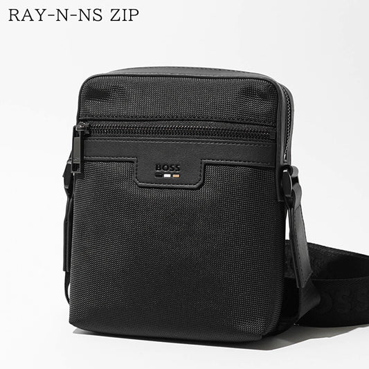 HUGO BOSS メンズ ショルダーバッグ RAY N NS ZIP 50536169 ブラック 001