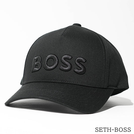 HUGO BOSS メンズ レディース キャップ SETH BOSS 50556418 ブラック 001